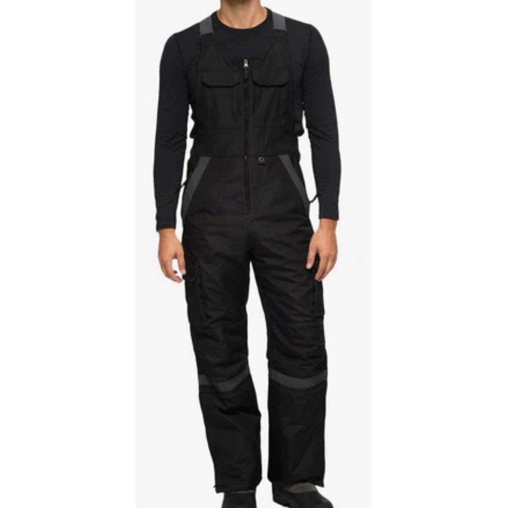 Arctix‎ Men's Tundra Ballistic Bib Overalls Added Visibility Black Size Large 32